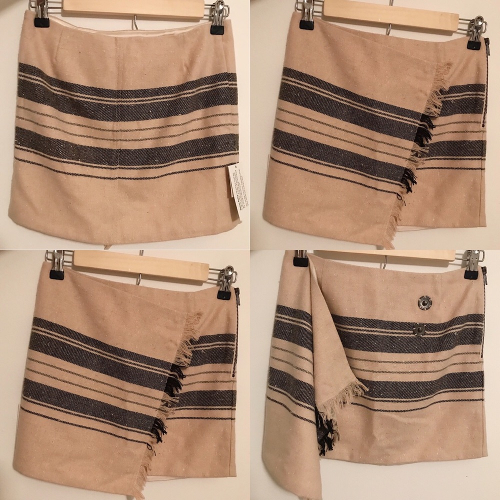 Sheri Bodell Wool Miniskirt